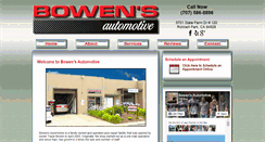 Desktop Screenshot of bowensautomotive.com